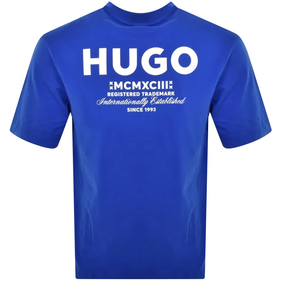 HUGO Blue Nalono T Shirt Blue Mainline Menswear Canada